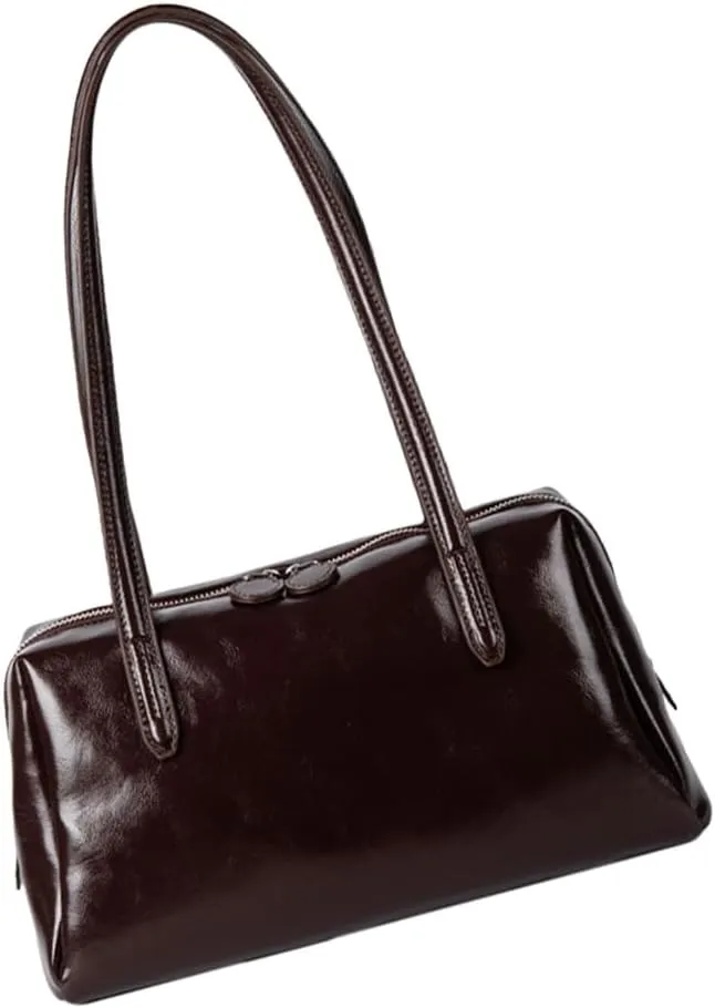 Women Bag Korean Styles Shoulder Bag Top Handle Bag PU Leather Armpit Bag Commuting Bag Large Capacity Underarm Bag