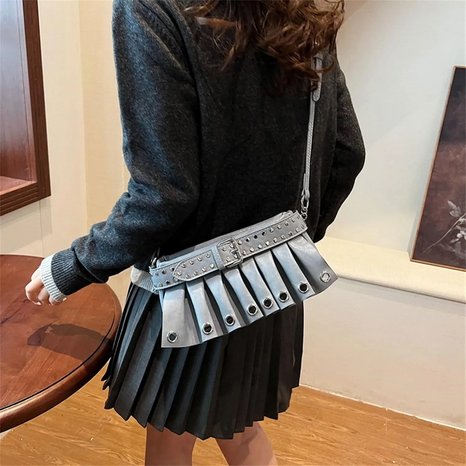 Women Bag Retro Shoulder Bag Trendy Underarm Bag Autumn Winter Crossbody Bag Armpit Bag Commuting Bag for Everyday