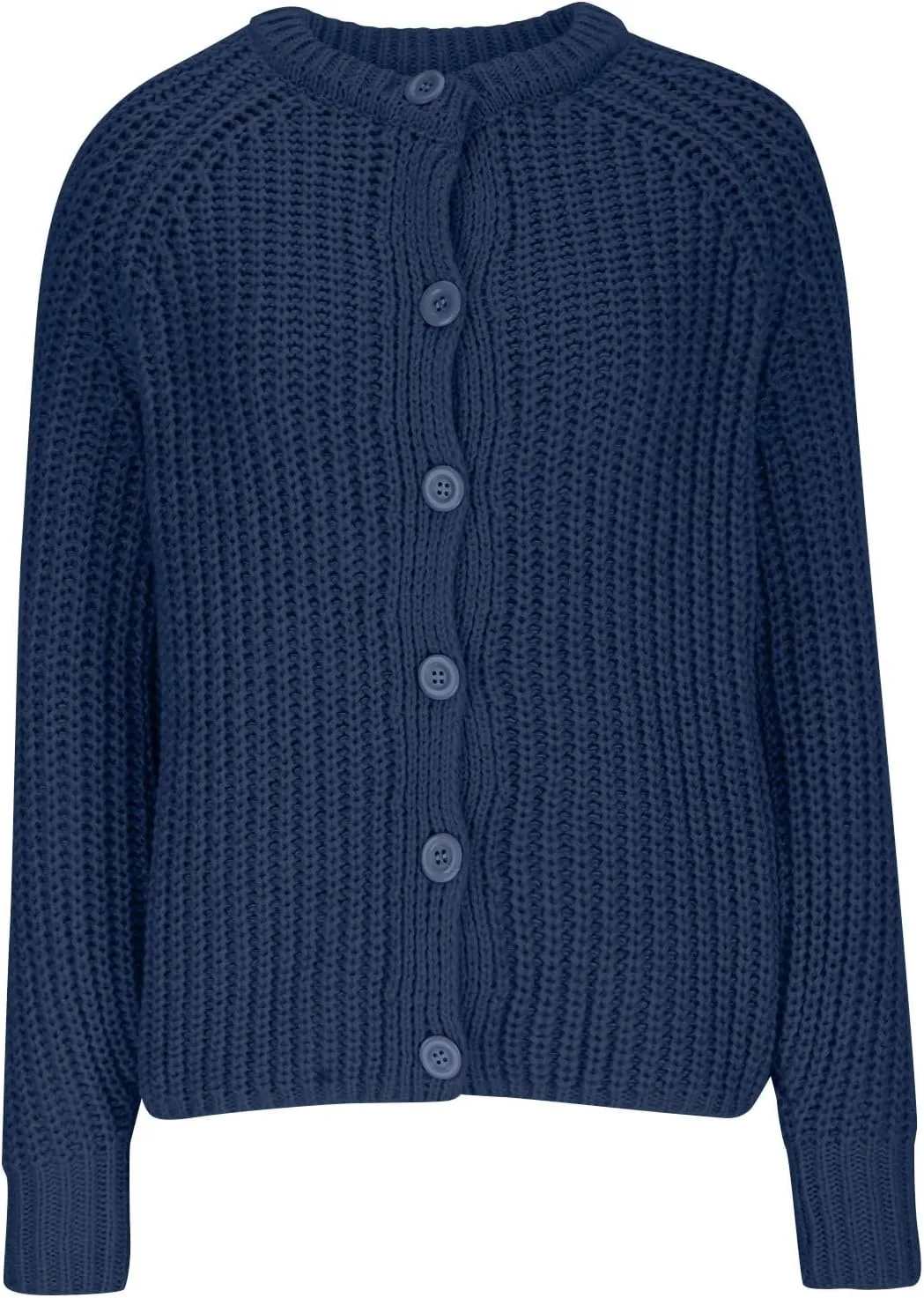 Women Cable Knit Chunky Cardigan Long Sleeve Button Down Sweater Coat Casual Trendy Warm Cardigans