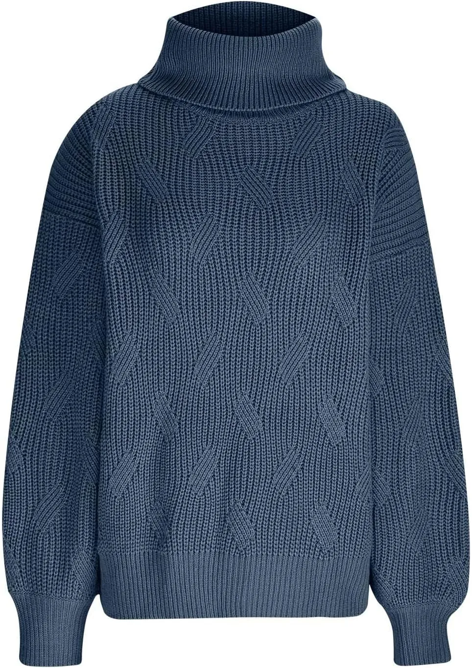Women Oversized Slouchy Knit Turtleneck Sweaters Fall Fashion 2023 Batwing Sleeve Pullover Tops Y2K Clothes