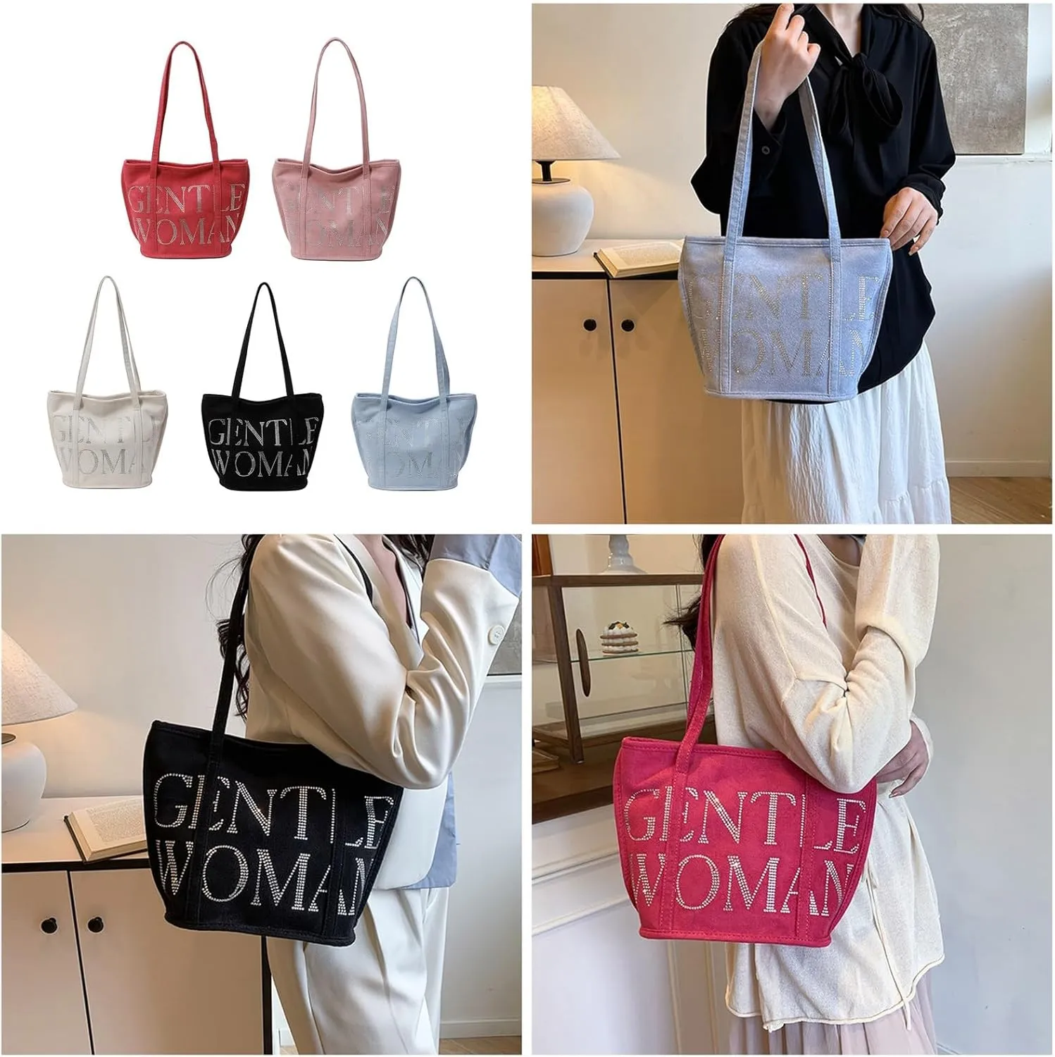 Women Shoulder Bag Korean Styles Armpit Bag Trendy Handbag All-matching Top Handle Bag Commuting Bag