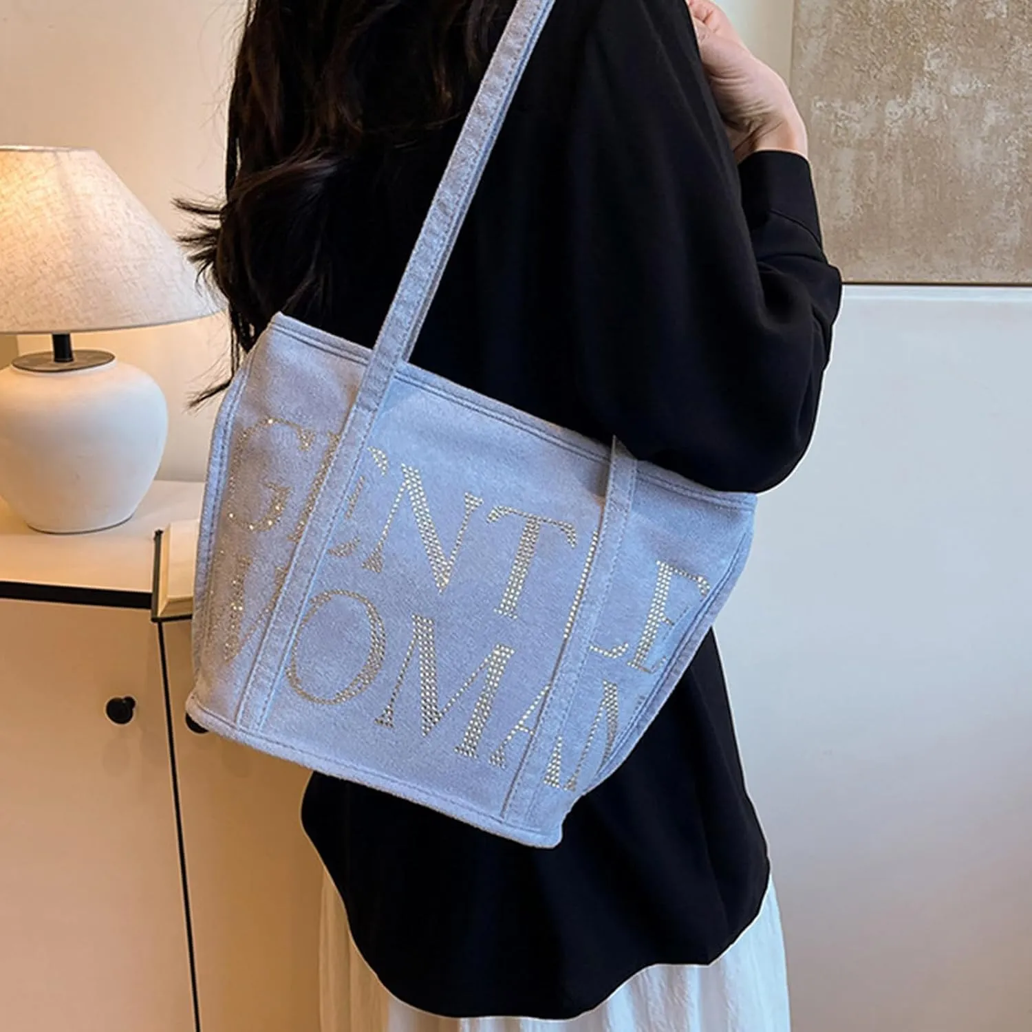 Women Shoulder Bag Korean Styles Armpit Bag Trendy Handbag All-matching Top Handle Bag Commuting Bag