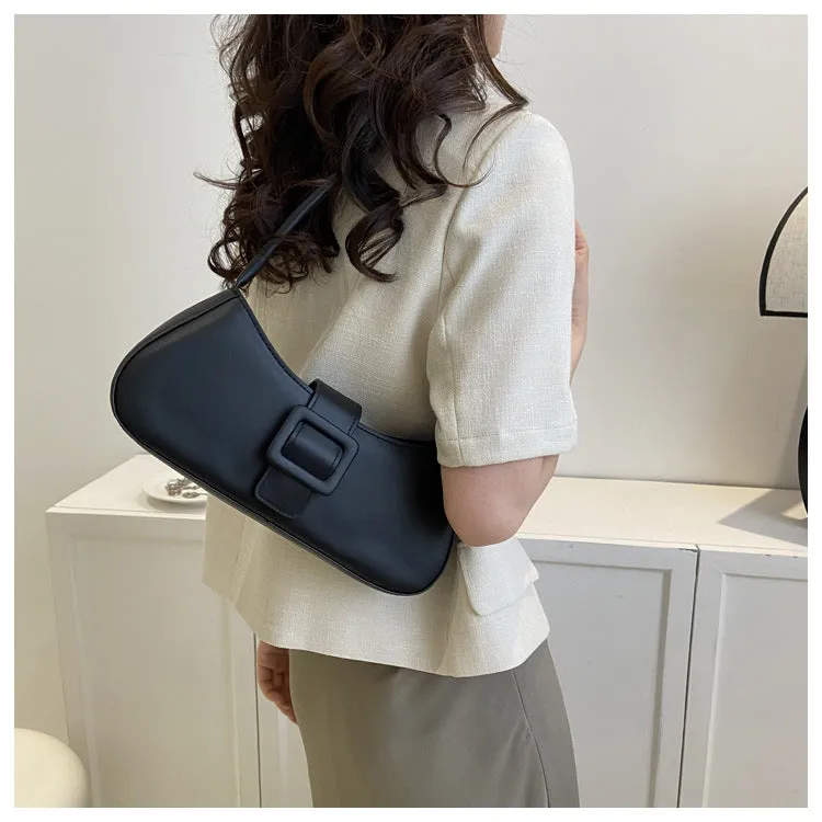 Women's Armpit Bag - Shoulder Bags - Solid Color Armpit Bag