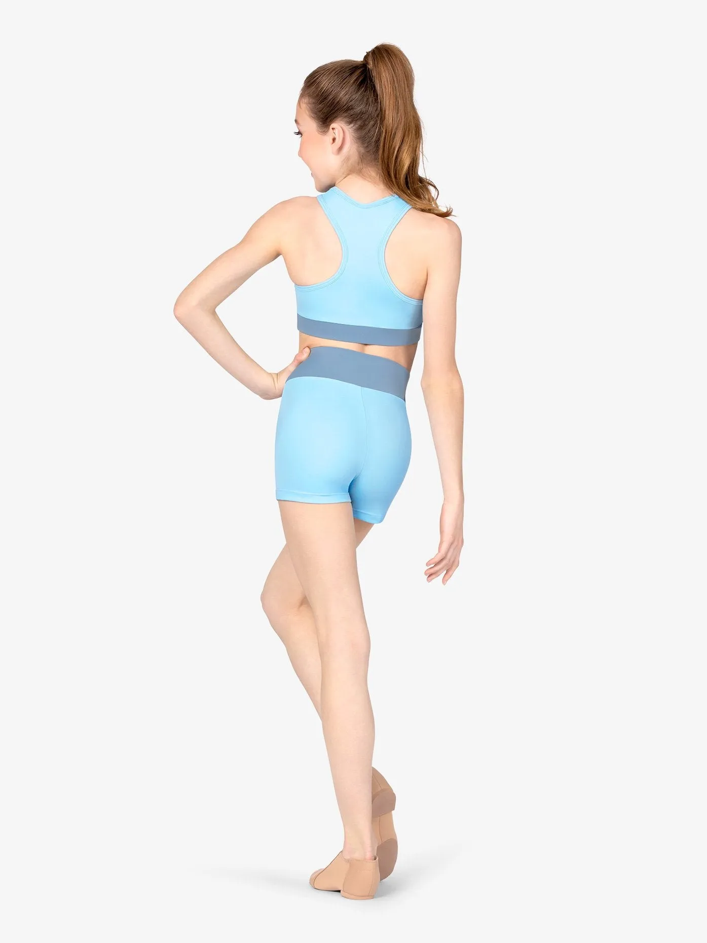 Womens Color Blocked 3" Shorts