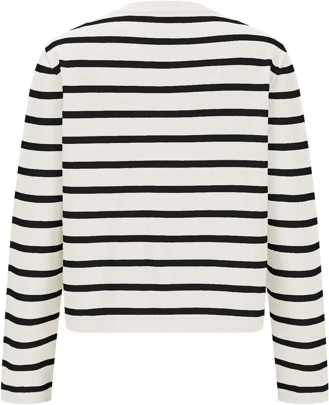Women's Long Sleeve Cardigan Button up Collared Striped Graphic Sweater Coat Fashion Casual Cardigans