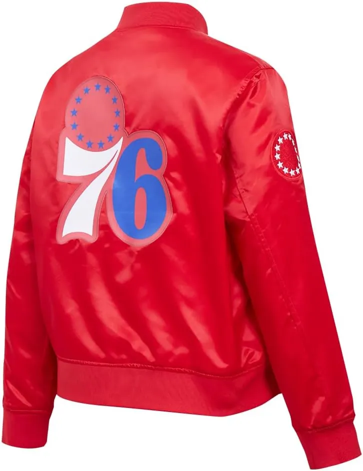 Womens NBA Classic Chenille Satin Jacket