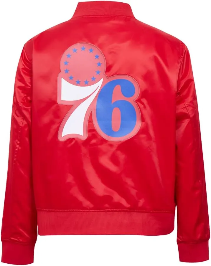 Womens NBA Classic Chenille Satin Jacket