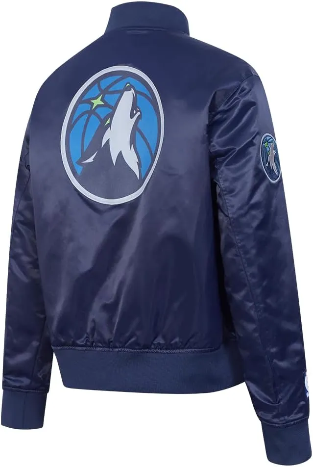 Womens NBA Classic Chenille Satin Jacket