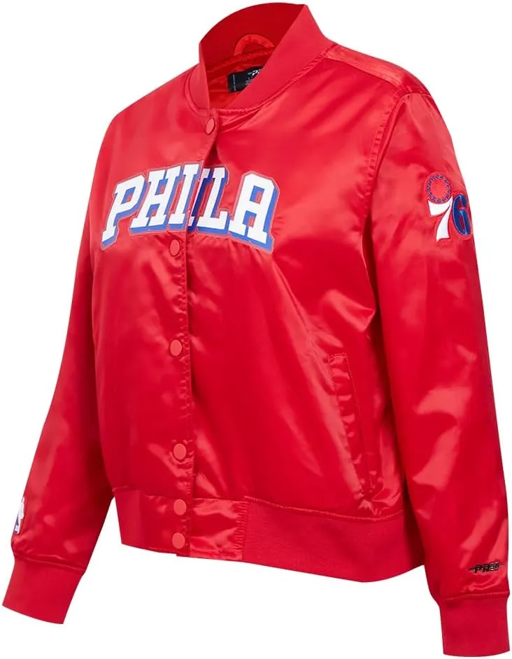 Womens NBA Classic Chenille Satin Jacket