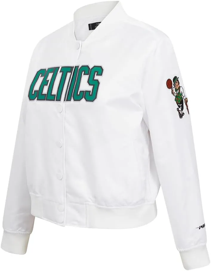 Womens NBA Classic Chenille Satin Jacket