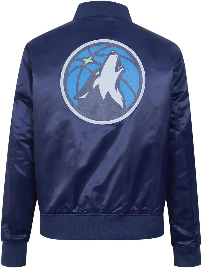 Womens NBA Classic Chenille Satin Jacket
