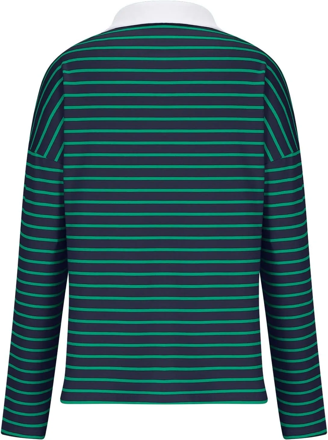 Women's Striped Oversized Hoodies,2024 Casual Cowl Neck Long Sleeve Fleece Sweatshirts,Pullover Tunic Cute Winter