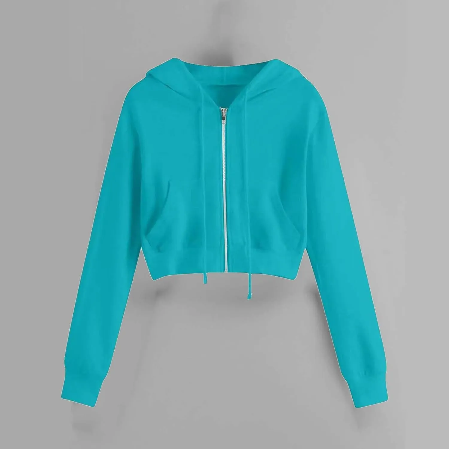 Womens Zip Up Hoodies Cat Ear Fall Fashion Outfits Y2k Hoodie Cropped Lightweight Jackets Workout Zi