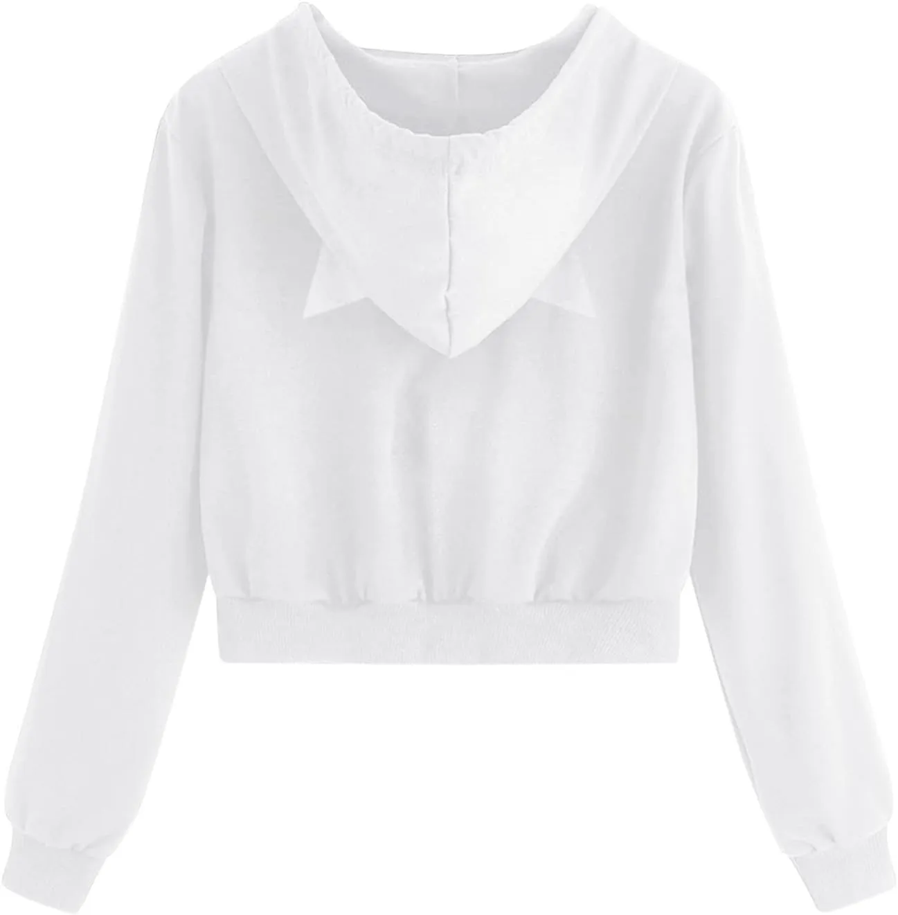 Womens Zip Up Hoodies Cat Ear Fall Fashion Outfits Y2k Hoodie Cropped Lightweight Jackets Workout Zi