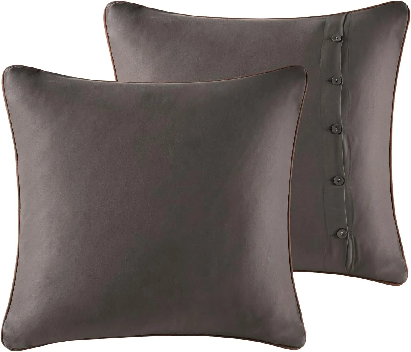 Woolrich Rustic Lodge Cabin Comforter Set - All Season Down Alternative Warm Bedding Layer and Matching Shams, Oversized Queen, Bitter Creek, Grey/Brown