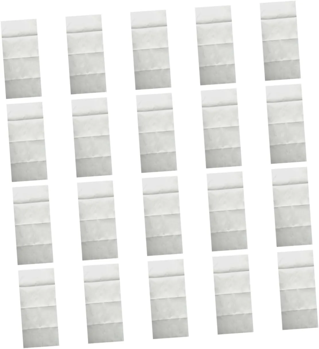 Yardwe 3sets Planting Cloth Tray Vegetable Plants Grow Bags Cloth Garden Planting Growing Vegetable Tray Sprouting Mat Germination Fabric Plant Grow Cloth Germinating Cloth White 20pcs*3