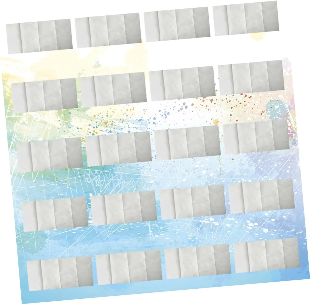 Yardwe 3sets Planting Cloth Tray Vegetable Plants Grow Bags Cloth Garden Planting Growing Vegetable Tray Sprouting Mat Germination Fabric Plant Grow Cloth Germinating Cloth White 20pcs*3