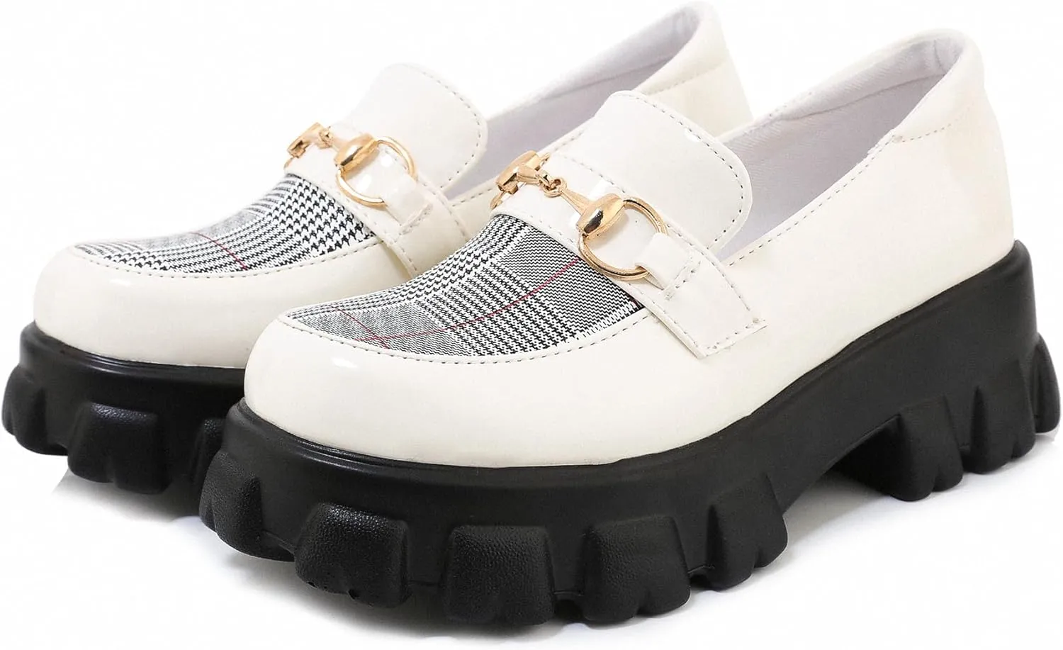 Yawors Womens DC628 T Bar Low Top Flat Patent-Leather Pumps