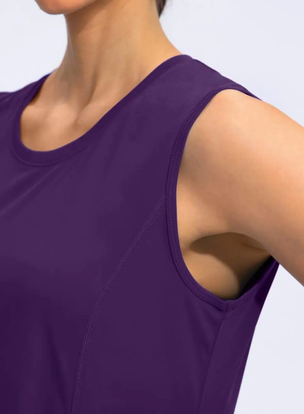 YYV Women's Workout Tank Tops Lightweight Sleeveless Shirts for Women Loose Fit Tops for Athletic Running Tennis Yoga