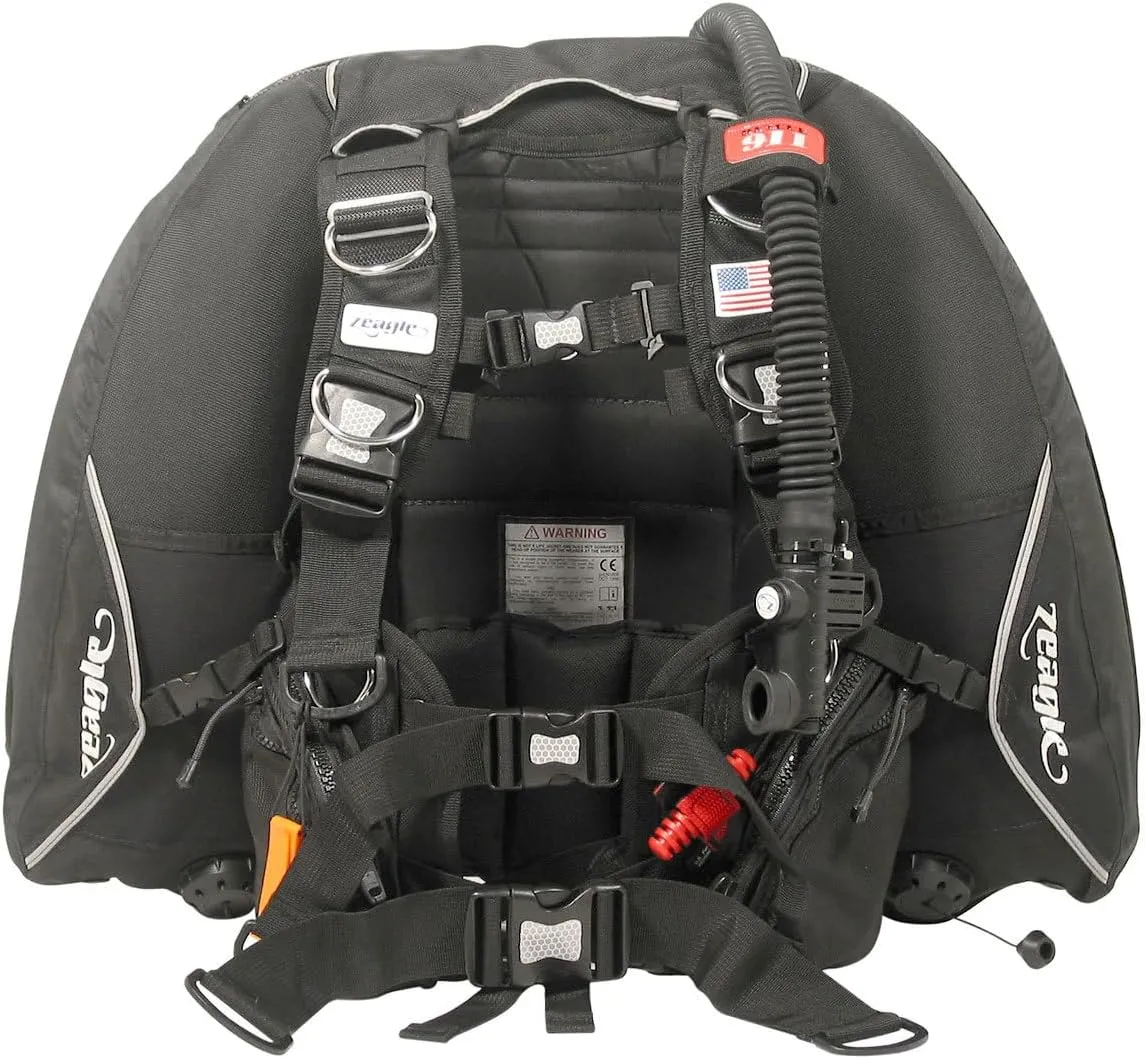 Zeagle Rescue 911 w/Inflator and Hose - L