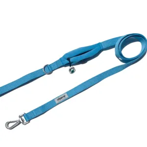 Ziippup Blue Dog Lead with Built in Poop Bag Holder